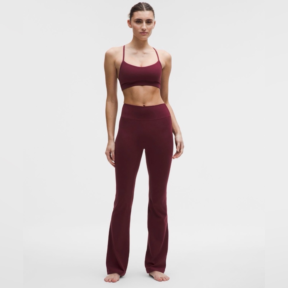 Lululemon Groove No Line HR Flare- Heart